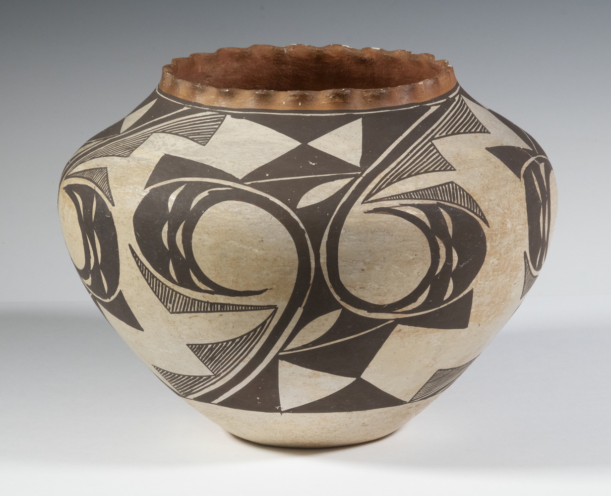 NATIVE AMERICAN POTTERY Large Acoma 30c867