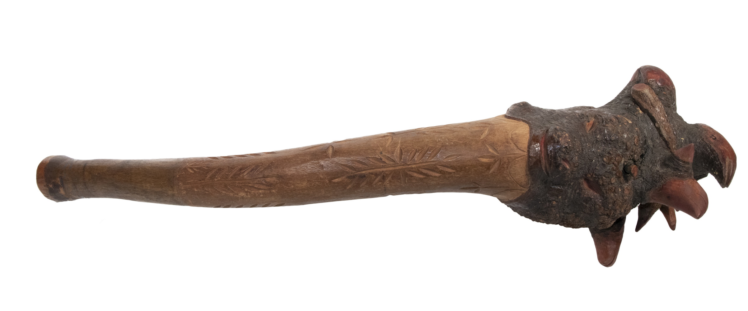 PENOBSCOT BAY BIRCH ROOT WAR CLUB 1920-30s