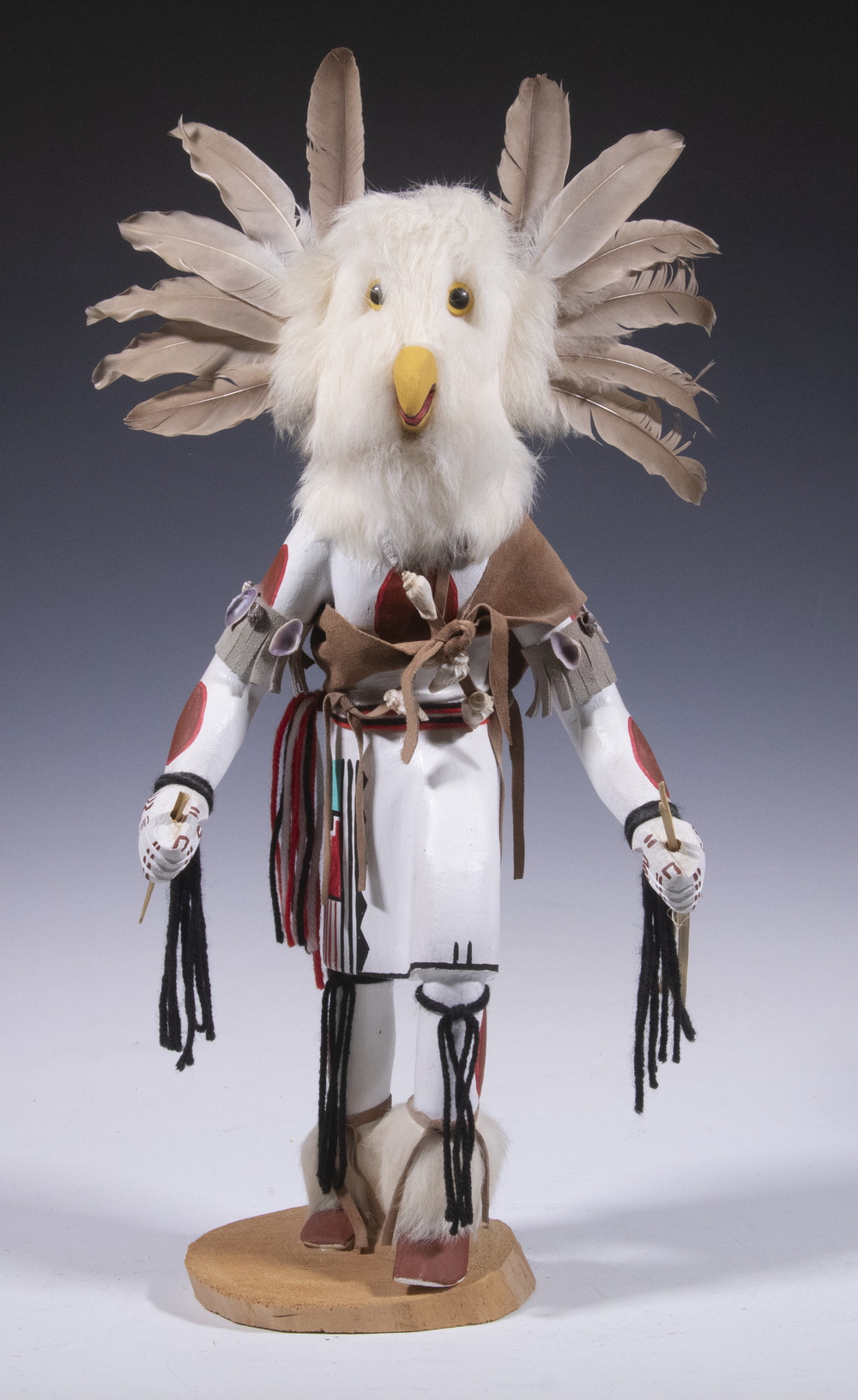 LARGE HOPI KACHINA DOLL BY NEIL DAVID,