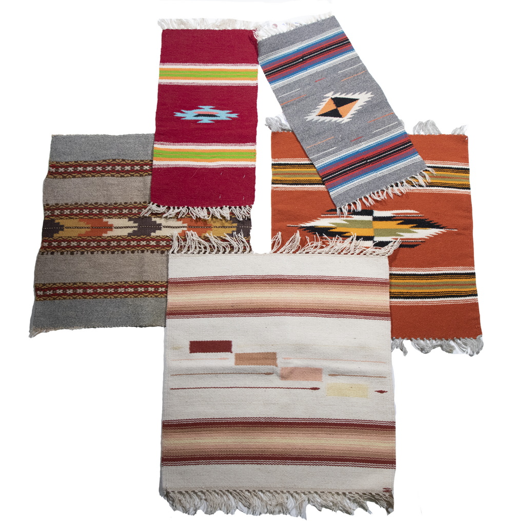  5 NATIVE AMERICAN MATTS VARIOUS 30c8a1