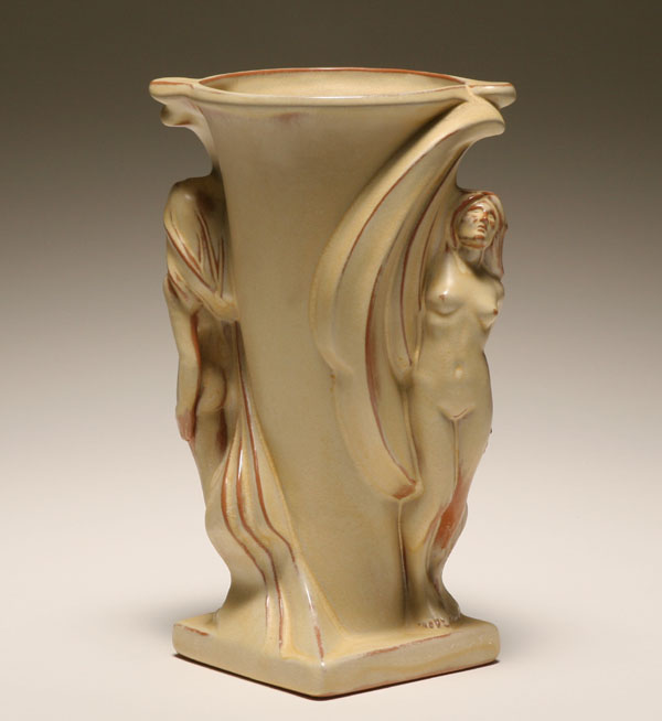 Frankoma art pottery vase with 4e0f0