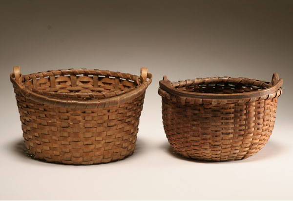 Two early splint gathering baskets