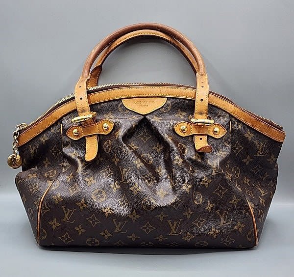 Louis Vuitton Trivoli leather purse.