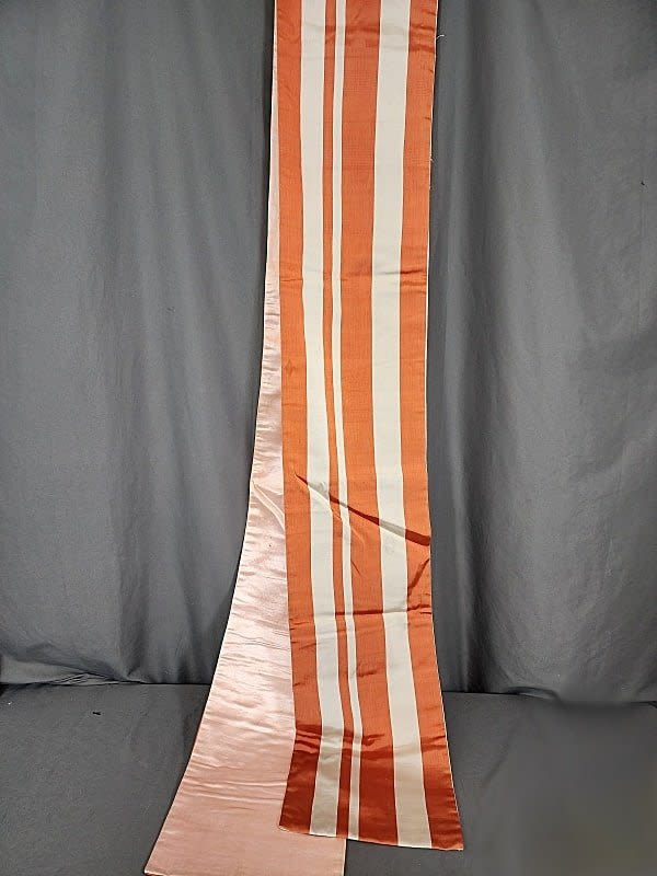 Vintage Japanese Silk Obi in orange 30c9be