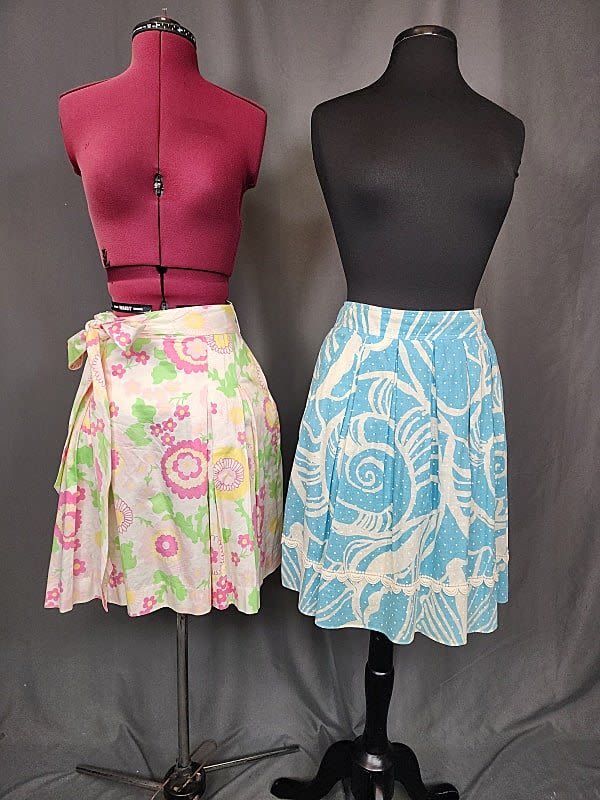 2 Vintage Lilly Pulitzer Skirts  30c9d1