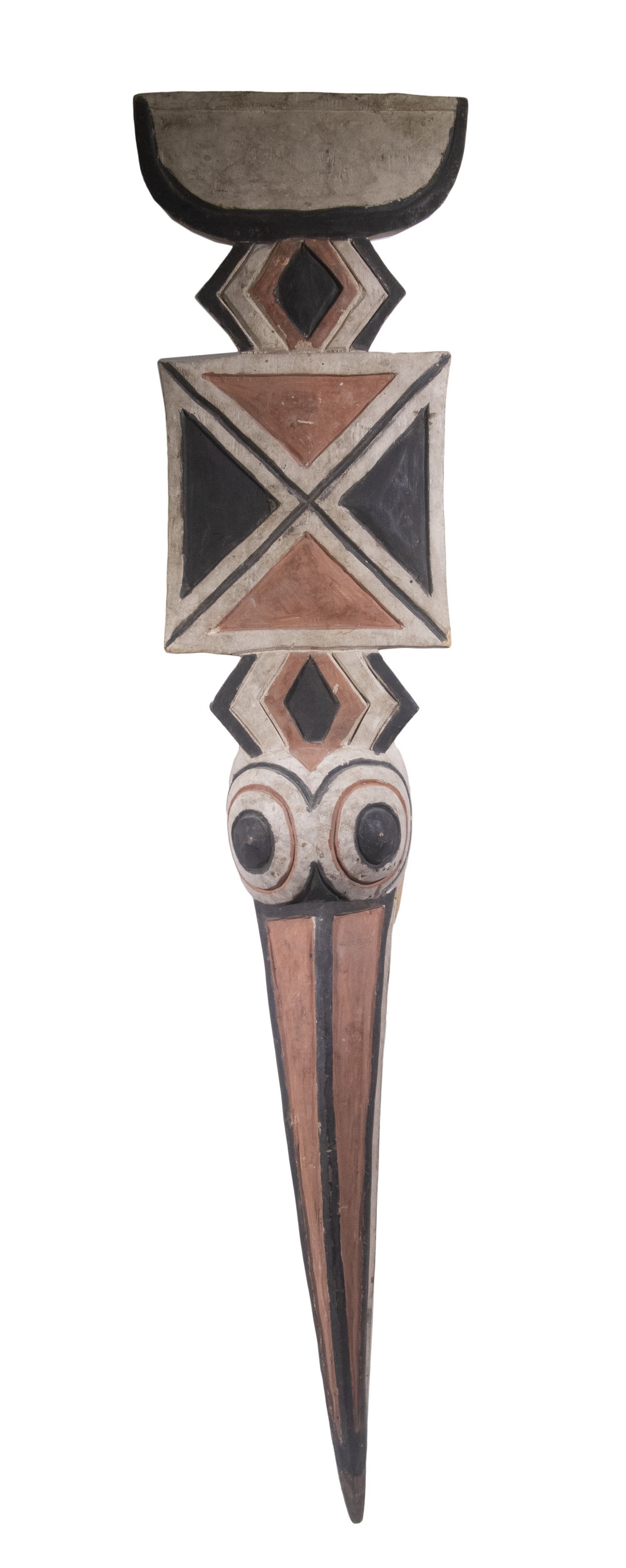 AFRICAN MASK Carved and painted 30c9e3
