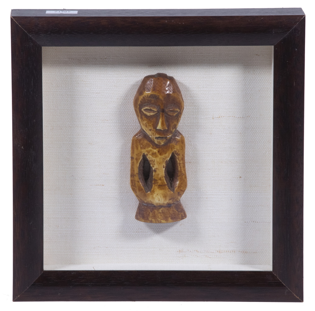 AFRICAN IVORY FETISH Standing Figure