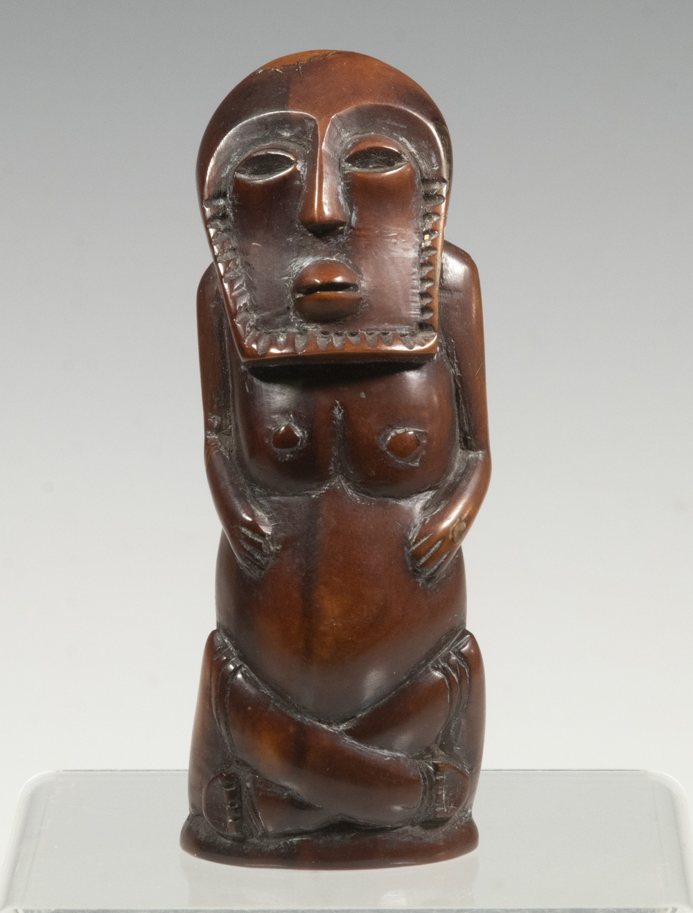 19TH C. AFRICAN KONGO IVORY FIGURINE