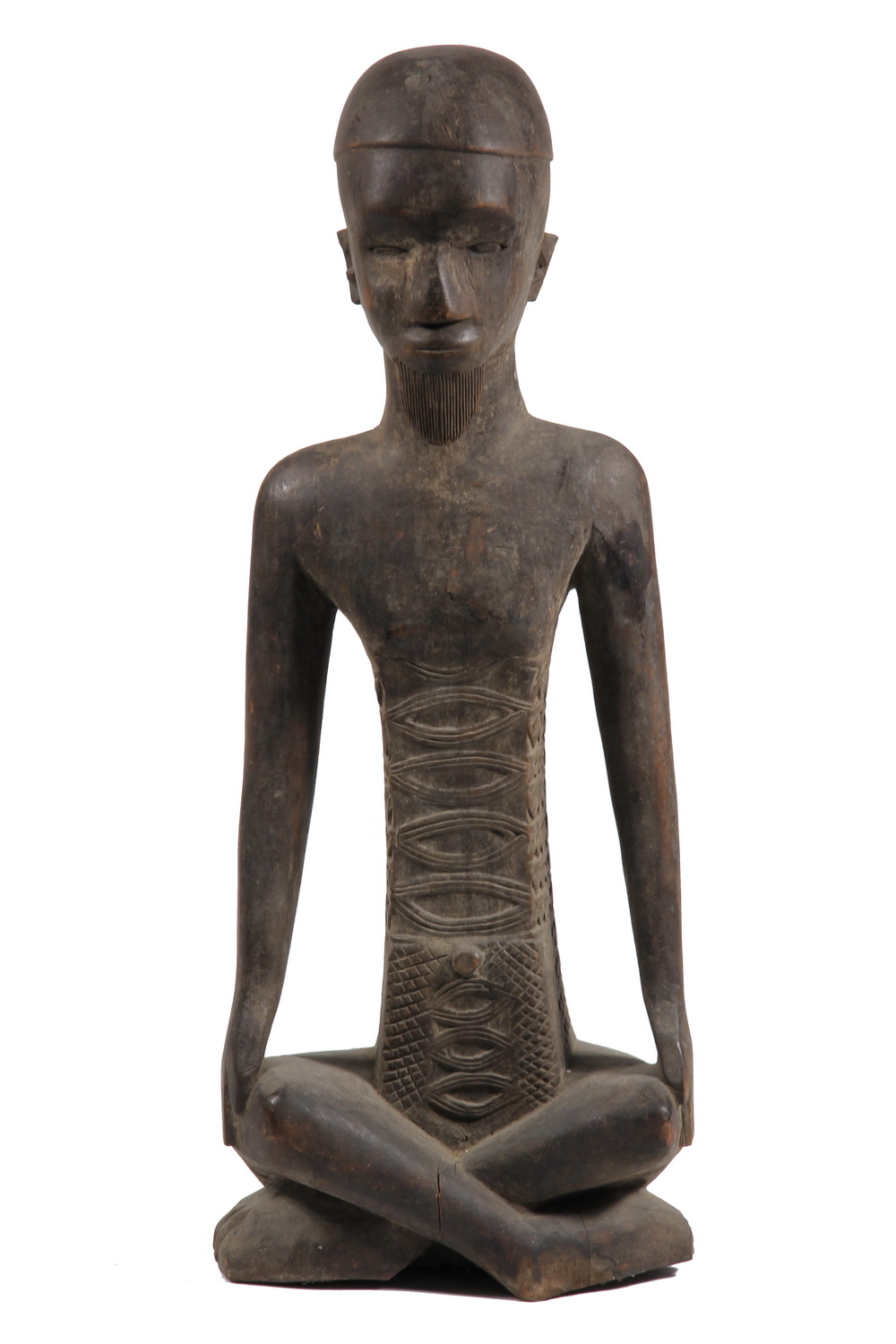 LARGE AFRICAN SCULPTURE Figure 30ca1d