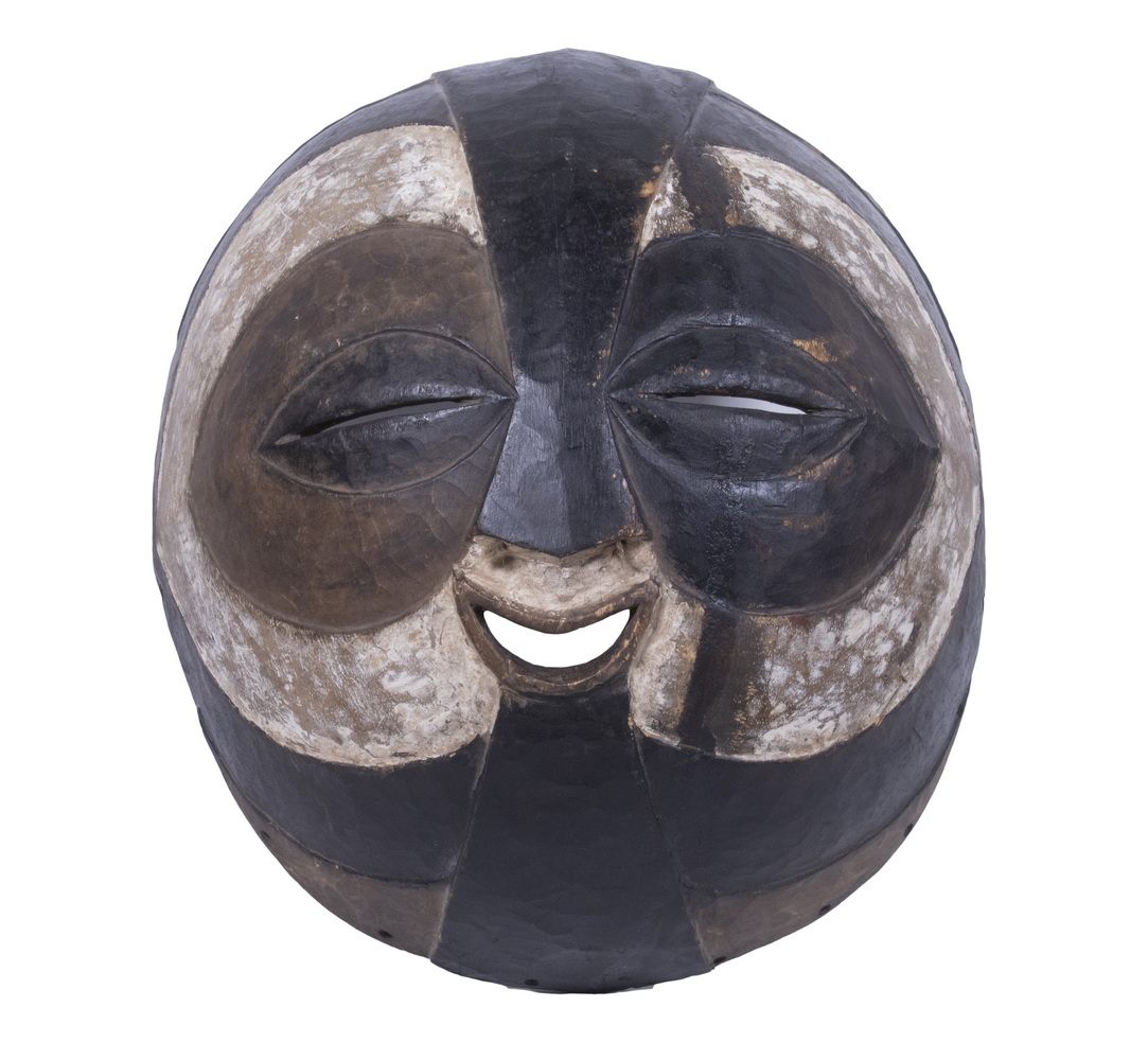 AFRICAN MOON MASK Baule Moon Mask,