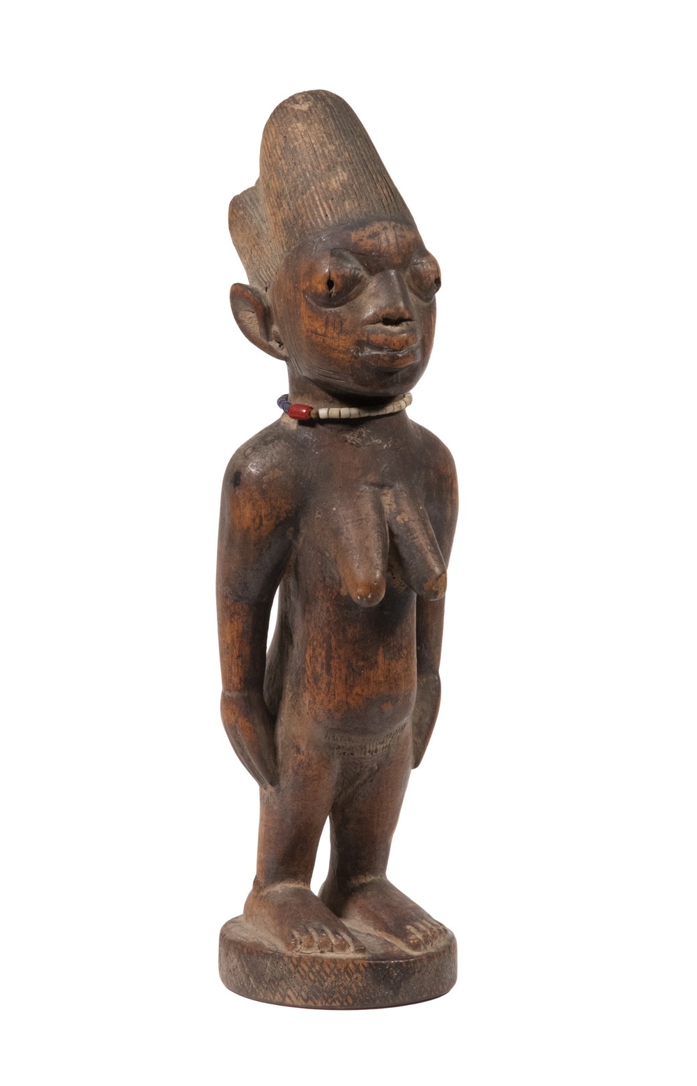 AFRICAN CARVED WOOD FETISH FIGURE 30ca1e