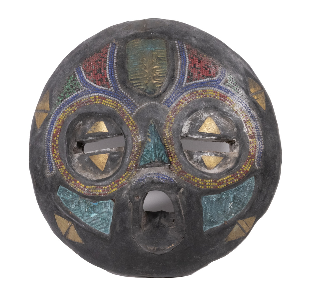 AFRICAN MOON MASK Ashanti Ghana  30ca3b