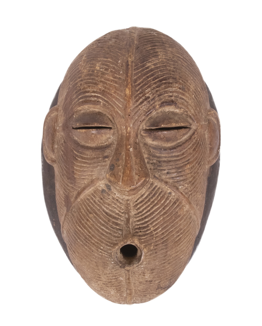 AFRICAN CARVED WOOD MASK Eastern 30ca41