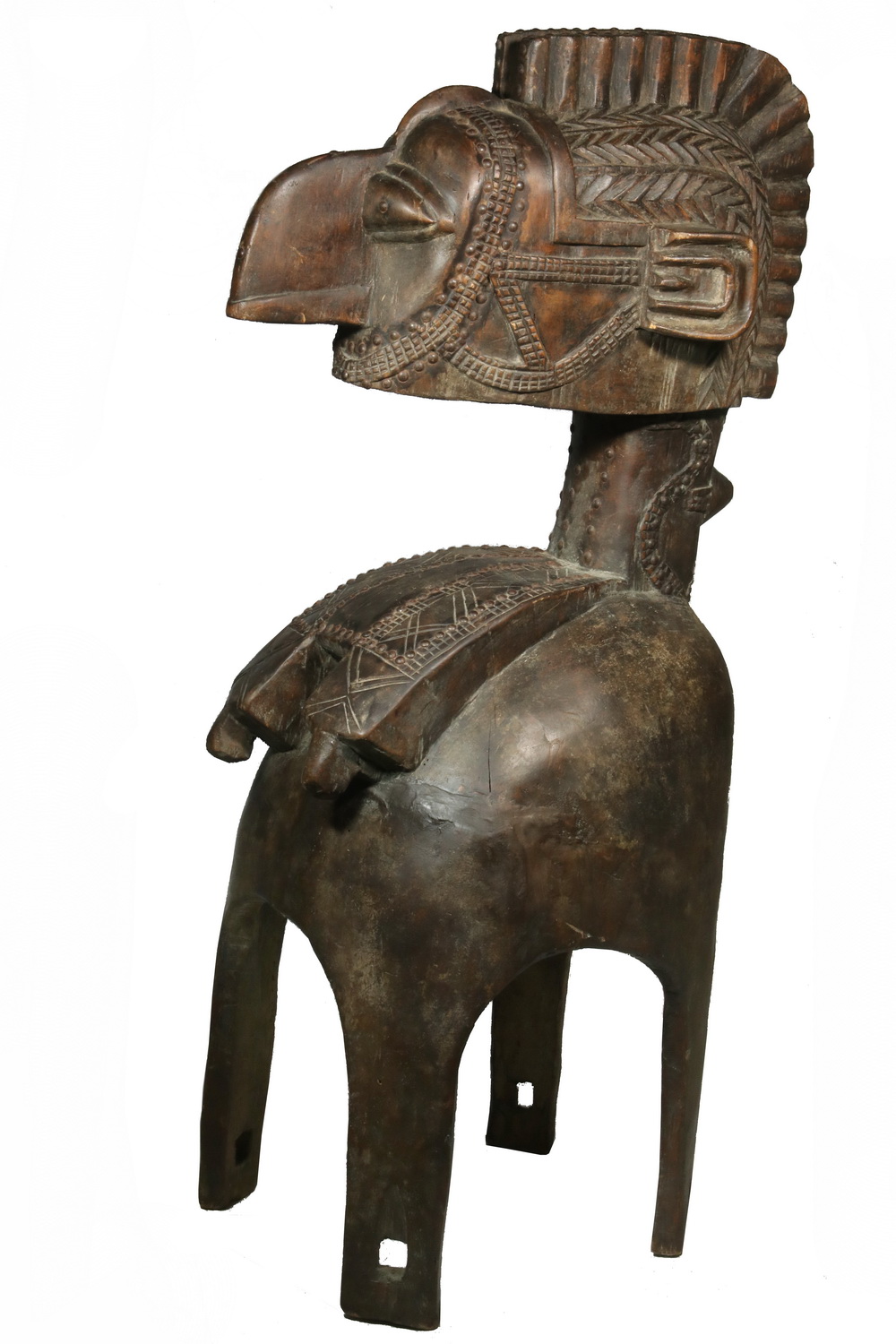 LARGE AFRICAN SCULPTURE Large and 30ca65