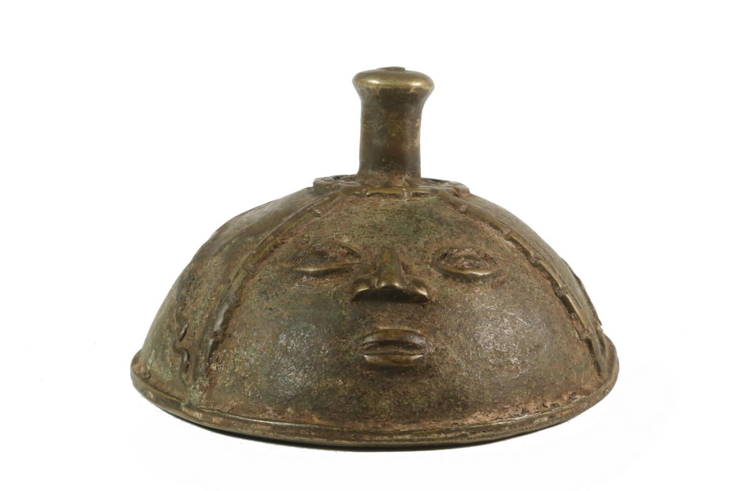 AFRICAN BRONZE BELL Late 18th c  30ca6f