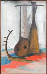 Joseph Jeswald oil on canvas instruments  30cb03