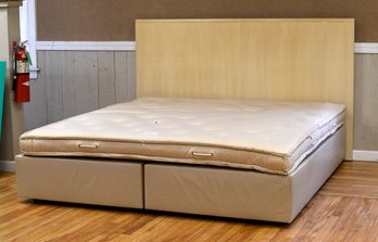 A vintage BNO designed king size bed,