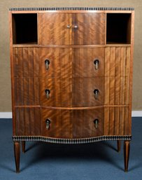 A vintage Art Deco dresser with single