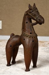 A vintage bronze horse form censer incense 30cbd9