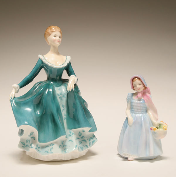 Two Royal Doulton female figures, Wendy