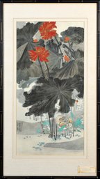 Tchang Ta Tsien Lithograph Lotus 30cc2a