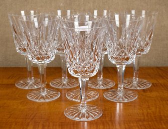 A set of 8 Waterford crystal wines,