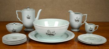 Royal Copenhagen china set in seafoam