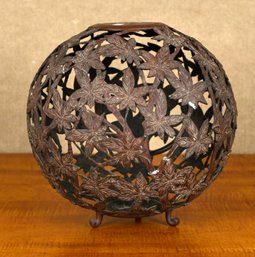 Vintage Japanese bronze ball table 30cc54