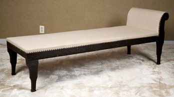 An antique chaise lounge with a 30cc85