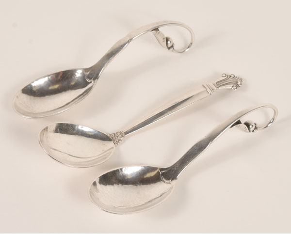 Three Georg Jensen Danish sterling