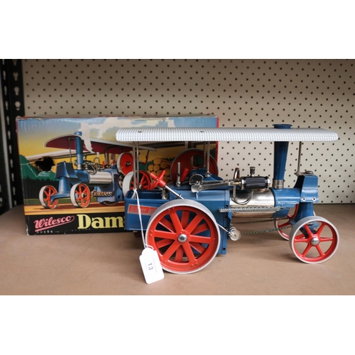 Vintage Wilesco live steam traction
