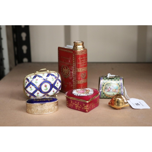 Limoges miniature boxes and Napoleon 30ccda