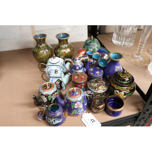 Collection of miniature cloisonne 30cceb