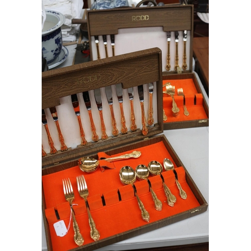 Rodd gold plated part flatware 30cd57