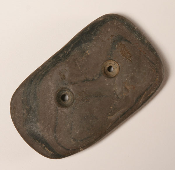 Banded slate gorget Found on 4e157