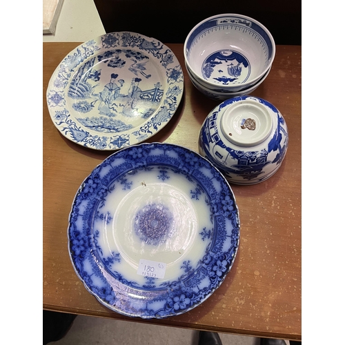 Selection of antique blue and white 30cda7