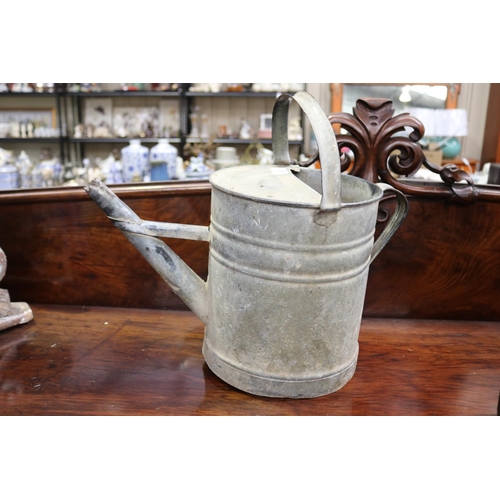 French gal metal watering can, approx