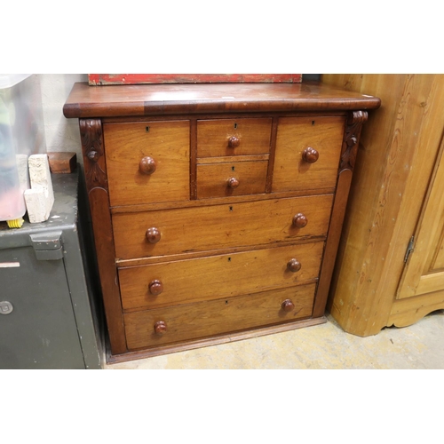 Antique Australian cedar seven drawer
