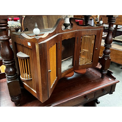 Unusual wooden cabinet, cage? ,