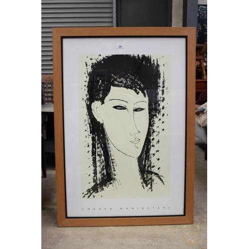 Framed Amedeo Modigliani print  30ce33