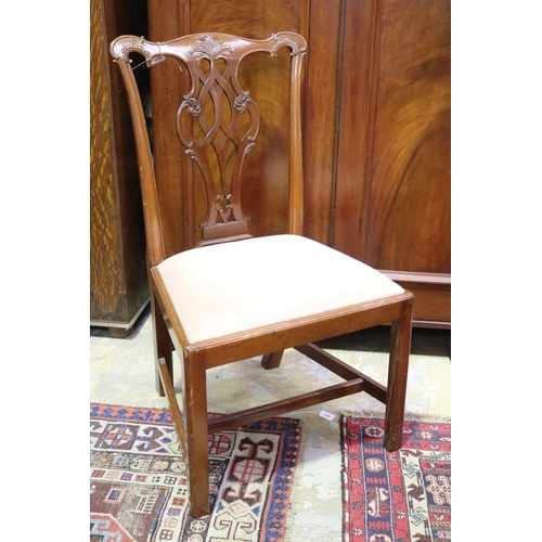 English Georgian mahogany chair  30ce3b