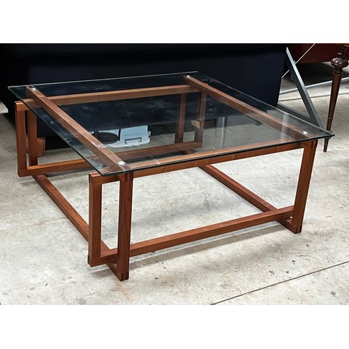 Modern as new glass topped coffee table,