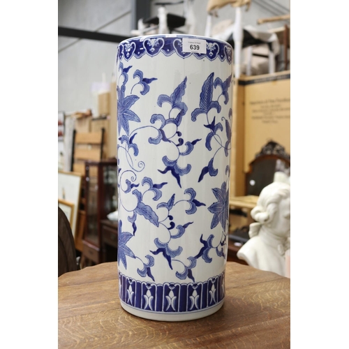 Oriental porcelain cylinder umbrella