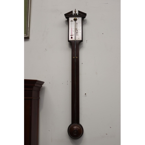 Vintage English stick barometer,