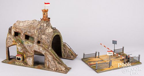 MARKLIN TUNNEL RAMPS AND CASTLE