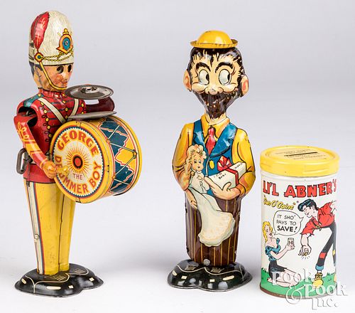 MARX LITHOGRAPHED TIN WIND-UP TOYSMarx