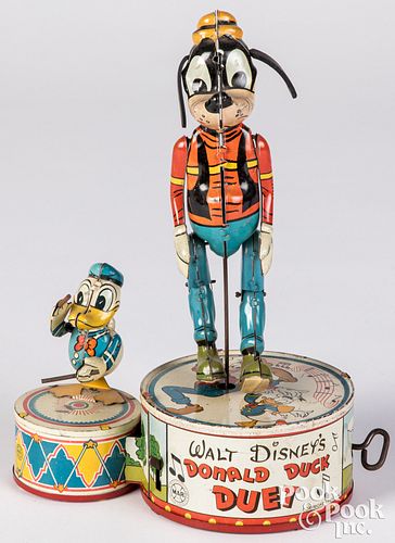 MARX LITHOGRAPHED TIN WIND UP DONALD 30cf62