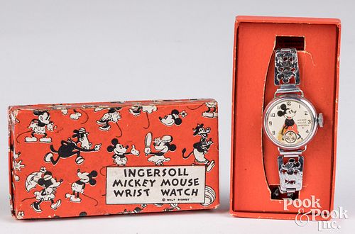 INGERSOLL MICKEY MOUSE WRISTWATCH,