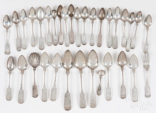 COIN SILVER SPOONSCoin silver spoons  30d02a