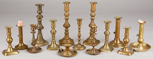 BRASS CANDLESTICKSBrass candlesticks,